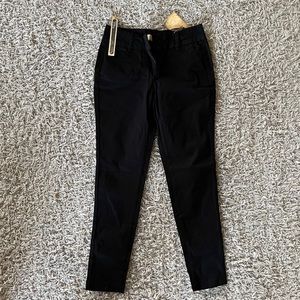 Black skinny work pants